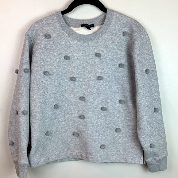 J. Crew Pom Pom Sweatshirt - Picture 4 of 7